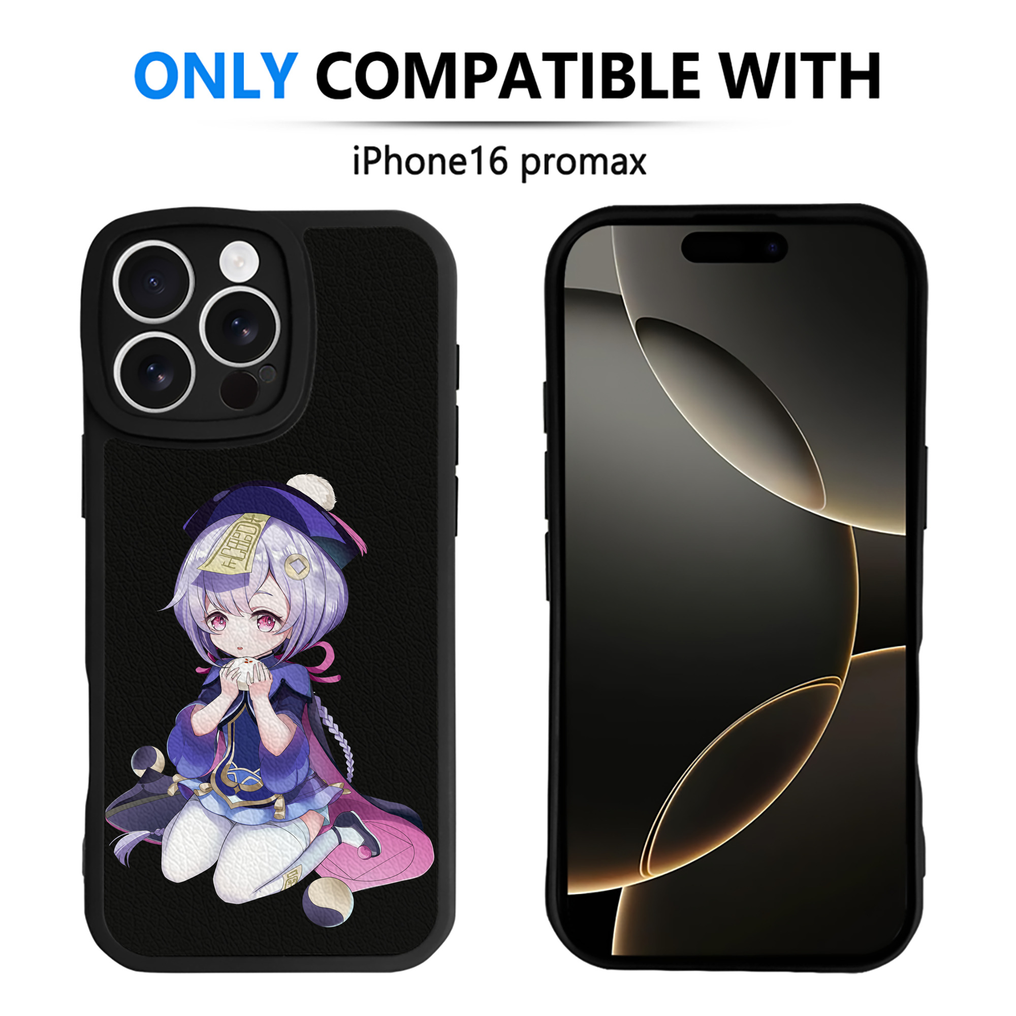 げんし神 七七 なな  genshin Nana 【iPhone 16シリーズ対応】シリコンスマホケース（レザー調） 材質：シリコン